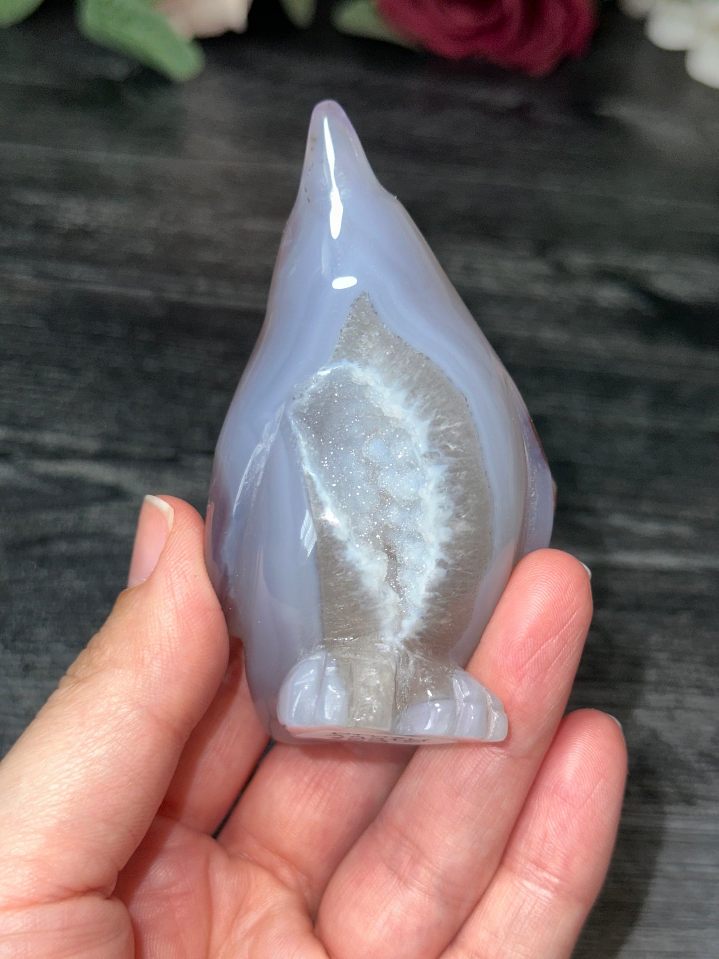 Sugar Druzy Agate Penguin