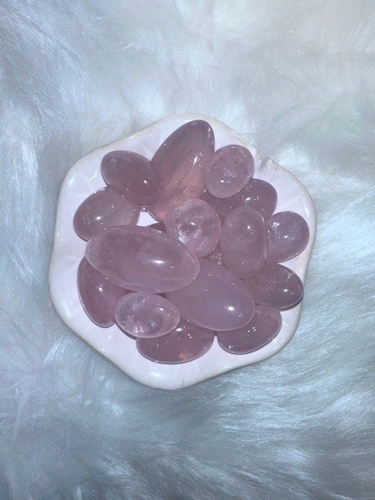 Starlight Rose Quartz Tumble Crystal