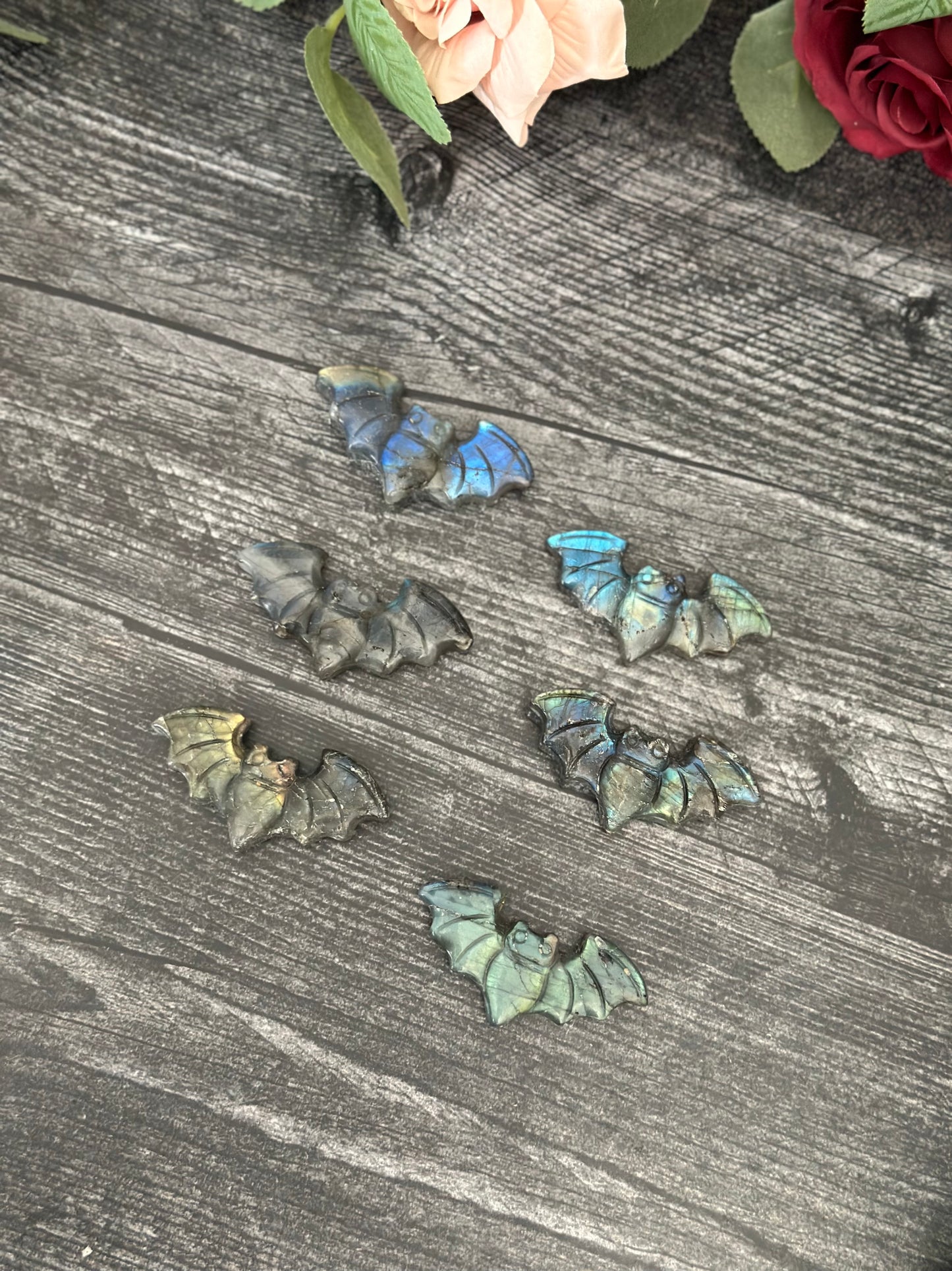 Labradorite Bats *Intuitively Chosen*