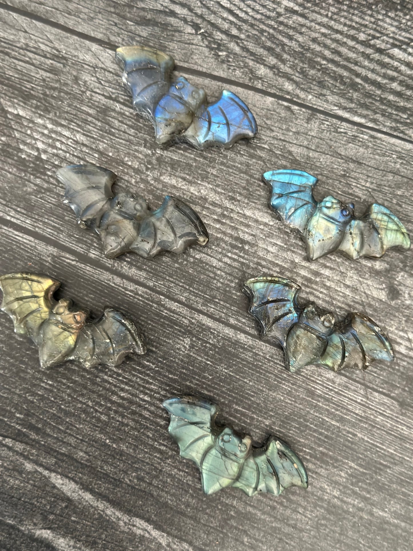 Labradorite Bats *Intuitively Chosen*