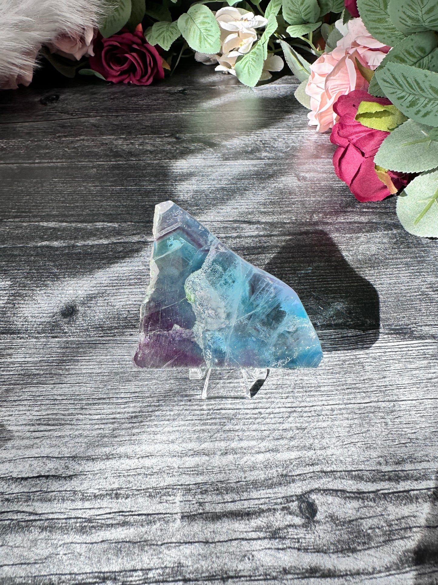 Feather Fluorite Slab