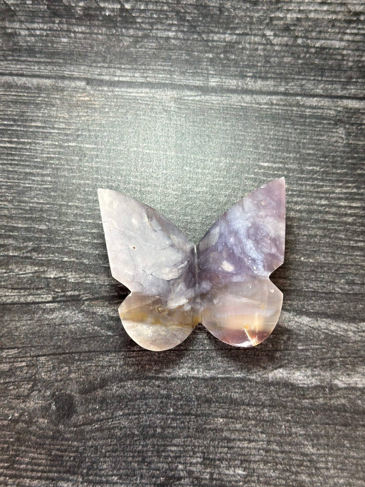 Purple Calcedoney 3D Butterfly From Indonesia