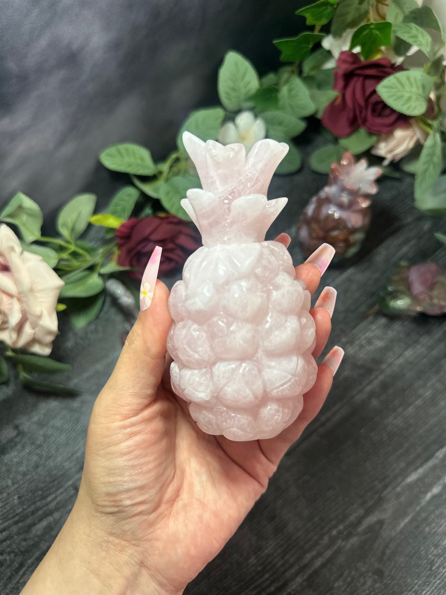 Rose Quartz Pineapple