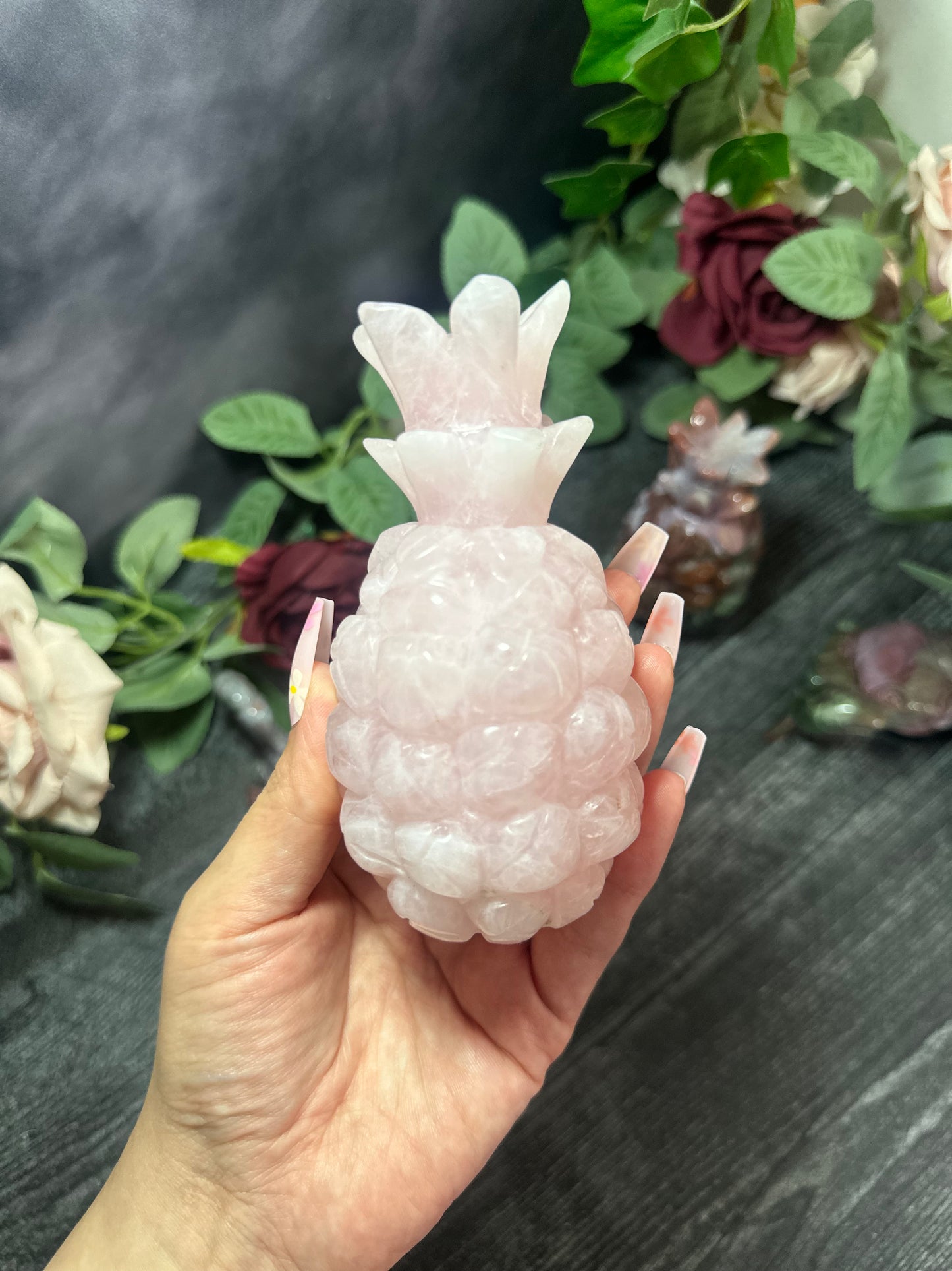 Rose Quartz Pineapple