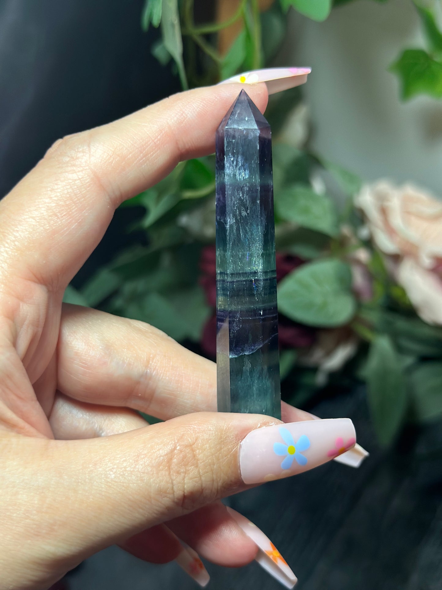 Rainbow Fluorite Tower