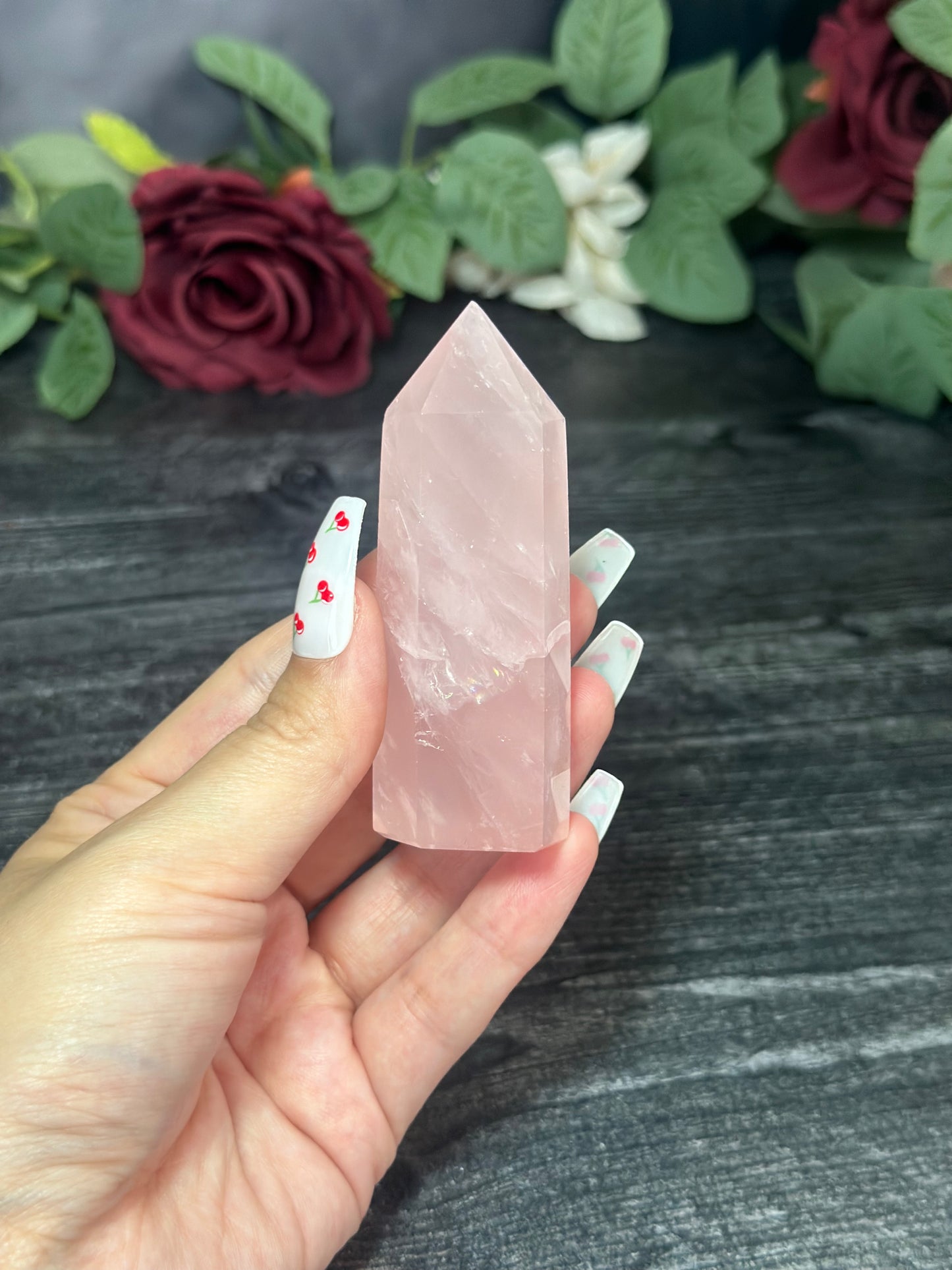 Rose Quartz Tower *SLIGHTLY IMPERFECT*