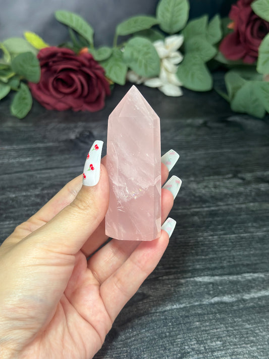 Rose Quartz Tower *SLIGHTLY IMPERFECT*