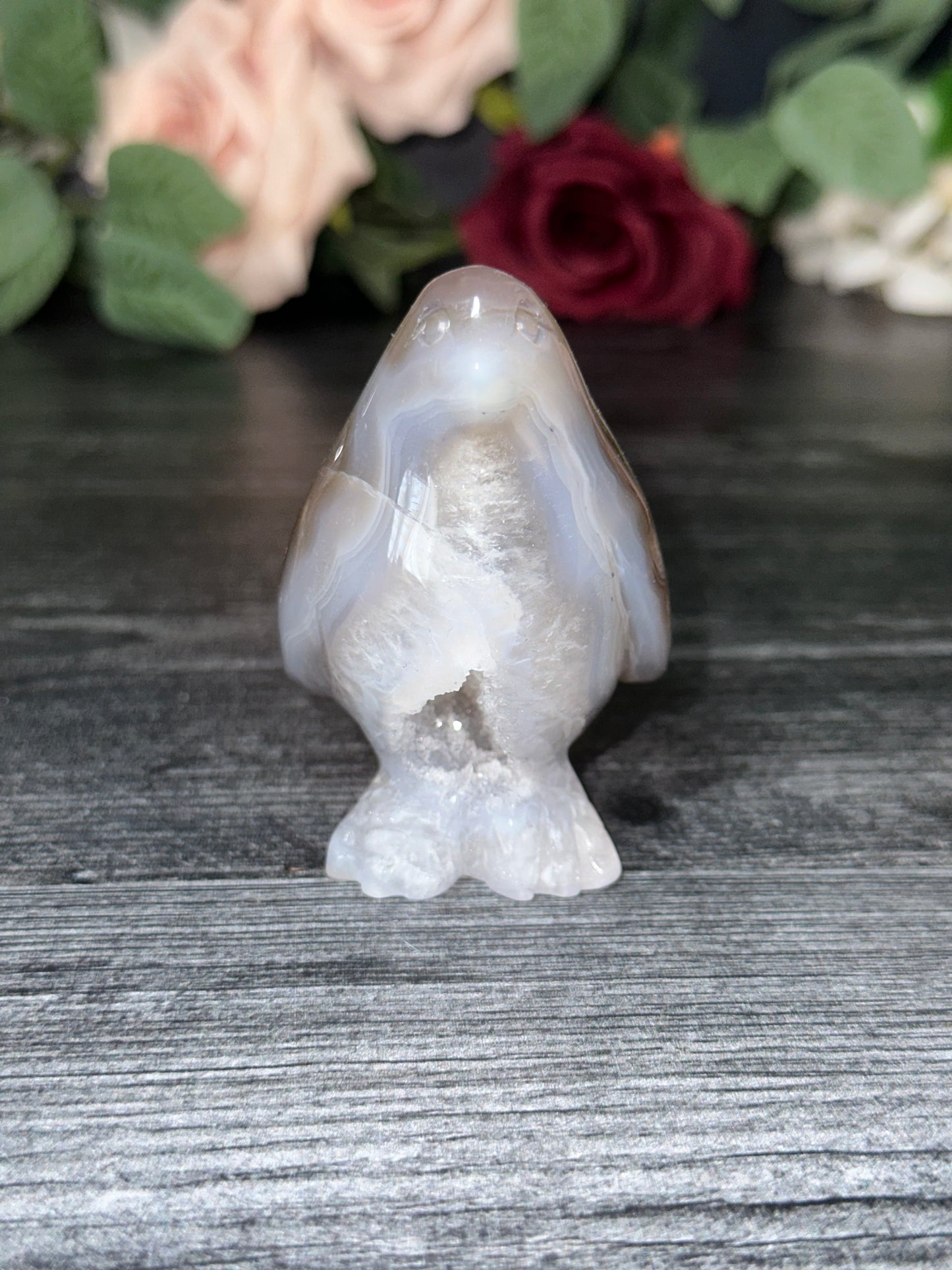 Druzy Agate Penguin