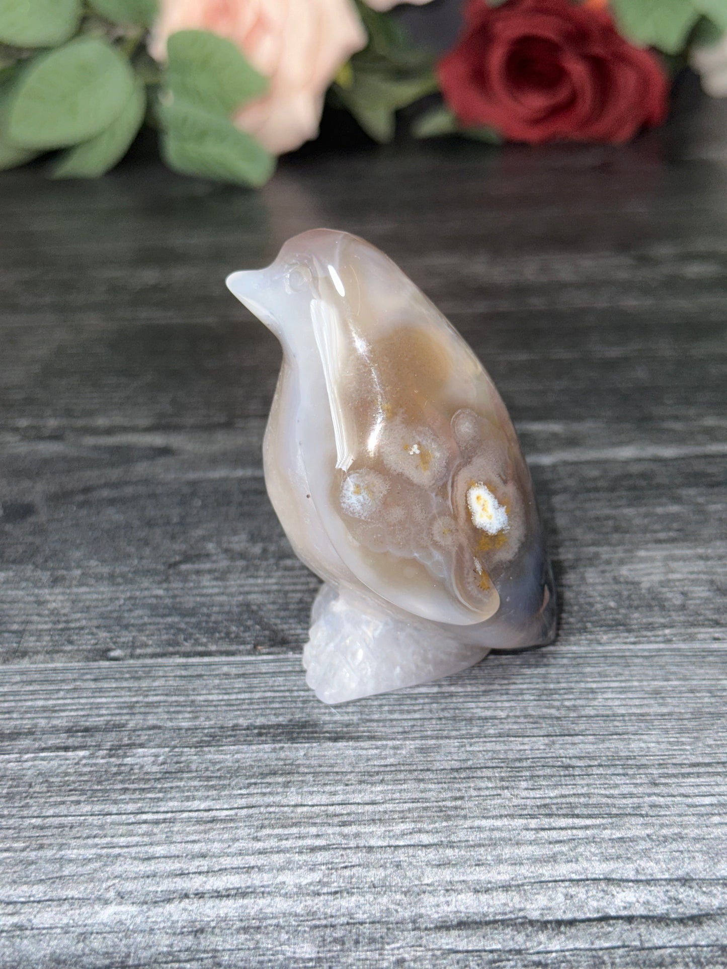 Druzy Agate Penguin